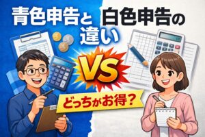 青色申告と白色申告の違いを完全解説｜副業・初心者はどっちを選ぶべき？【2026年版】