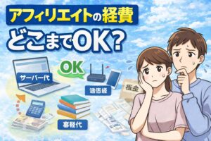 アフィリエイト収入の経費にできるもの一覧｜初心者向け節税ガイド【2026年版】