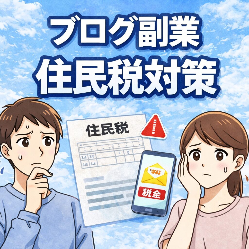 ブログ副業の住民税対策｜会社にバレないための設定と注意点【2026年版】