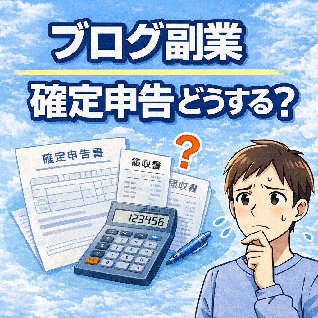 ブログ副業の確定申告は必要？アドセンス・ASP収入の申告ラインとやり方【2026年版】
