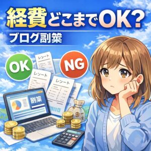 ブログ副業の経費どこまでOK？アフィリエイト・アドセンスの経費一覧と判断基準【2026年版】