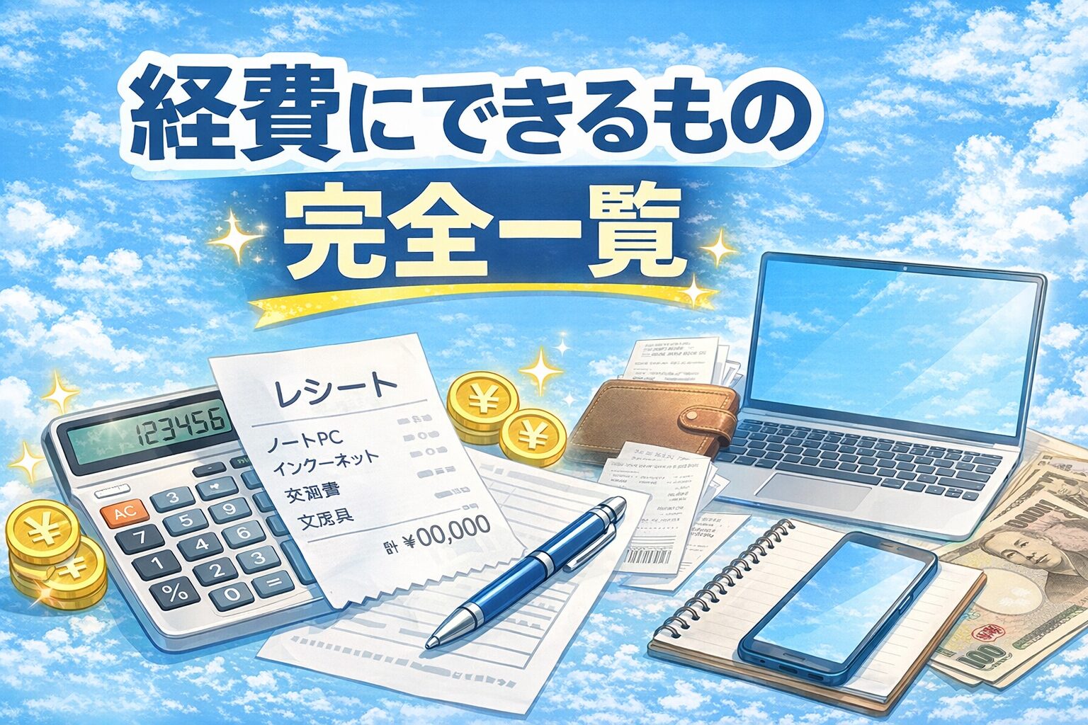 経費にできるもの一覧|副業・フリーランスの節税ガイド【2026年版】