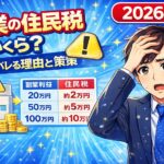 副業の住民税はいくら？会社にバレる理由と対策【2026年版】