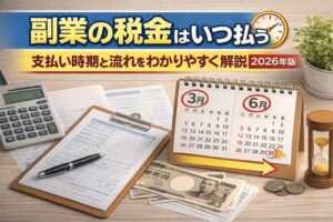 副業の税金はいつ払う？支払い時期と流れをわかりやすく解説【2026年版】