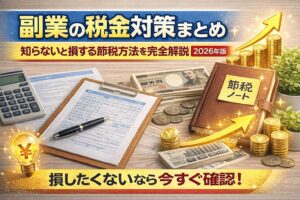 副業の税金対策まとめ｜知らないと損する節税方法を完全解説【2026年版】